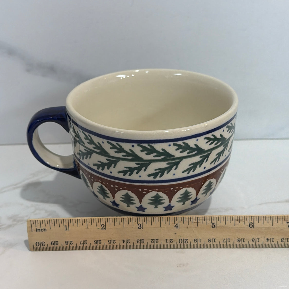 Polish Pottery  Soup Mug