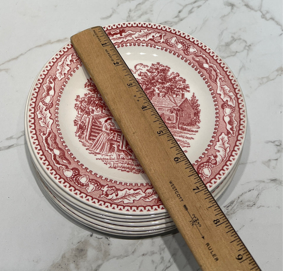 Set of 7 Memory Lane Plates