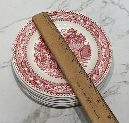 Set of 7 Memory Lane Plates