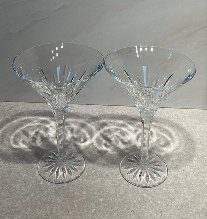 Set of Waterford Martini Glasses