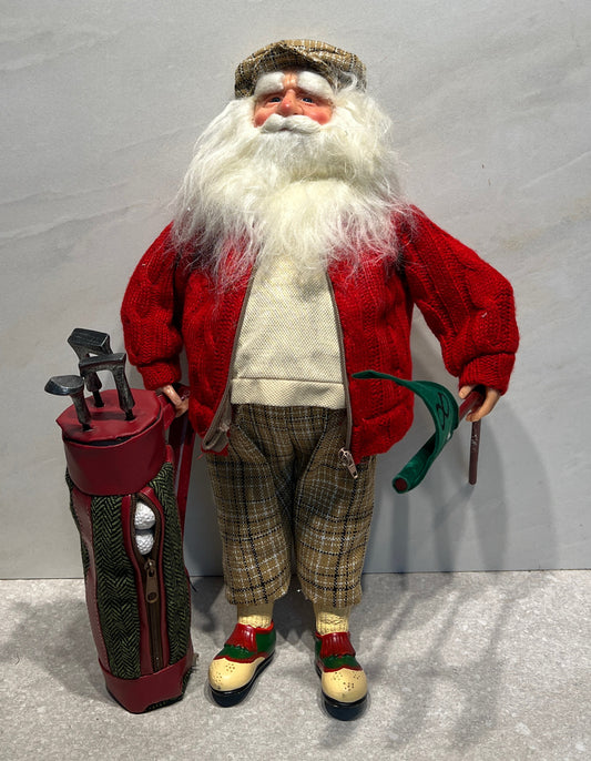 Golfing Santa