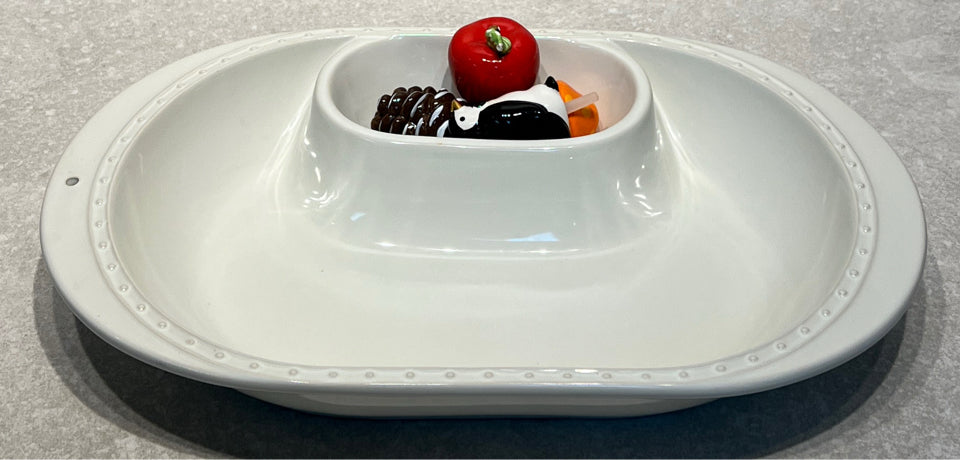 Nora Fleming Bowl with 4  Inserts