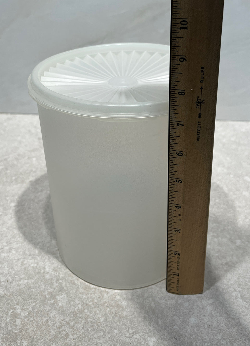 Covered Tupperware Container