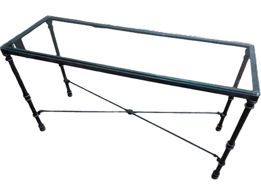 Glass Top Sofa Table