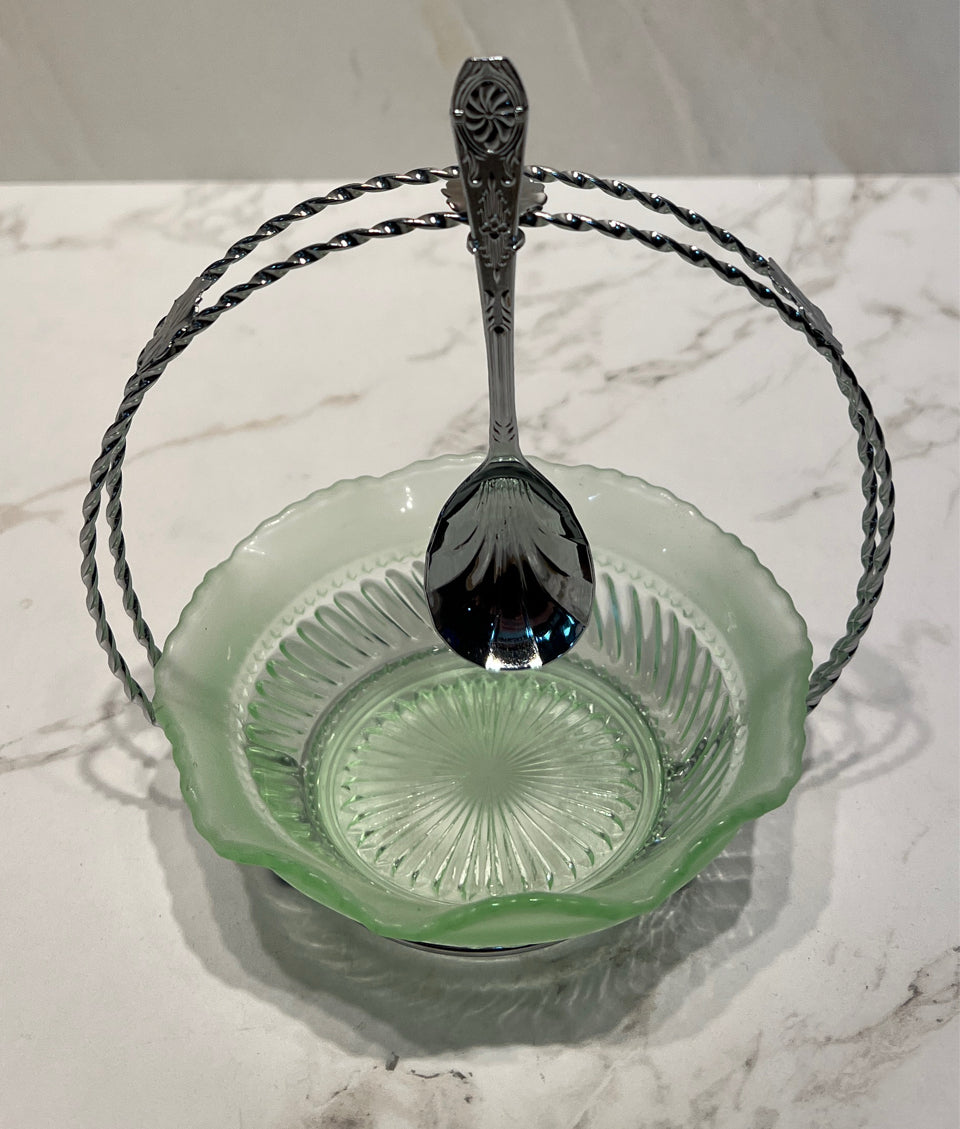 Dish with Spoon