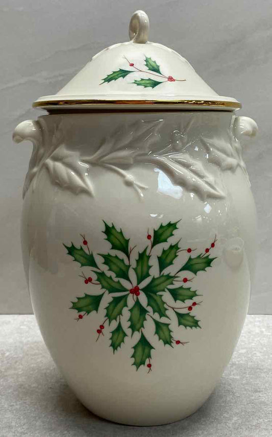 Lenox Holiday Cookie Jar