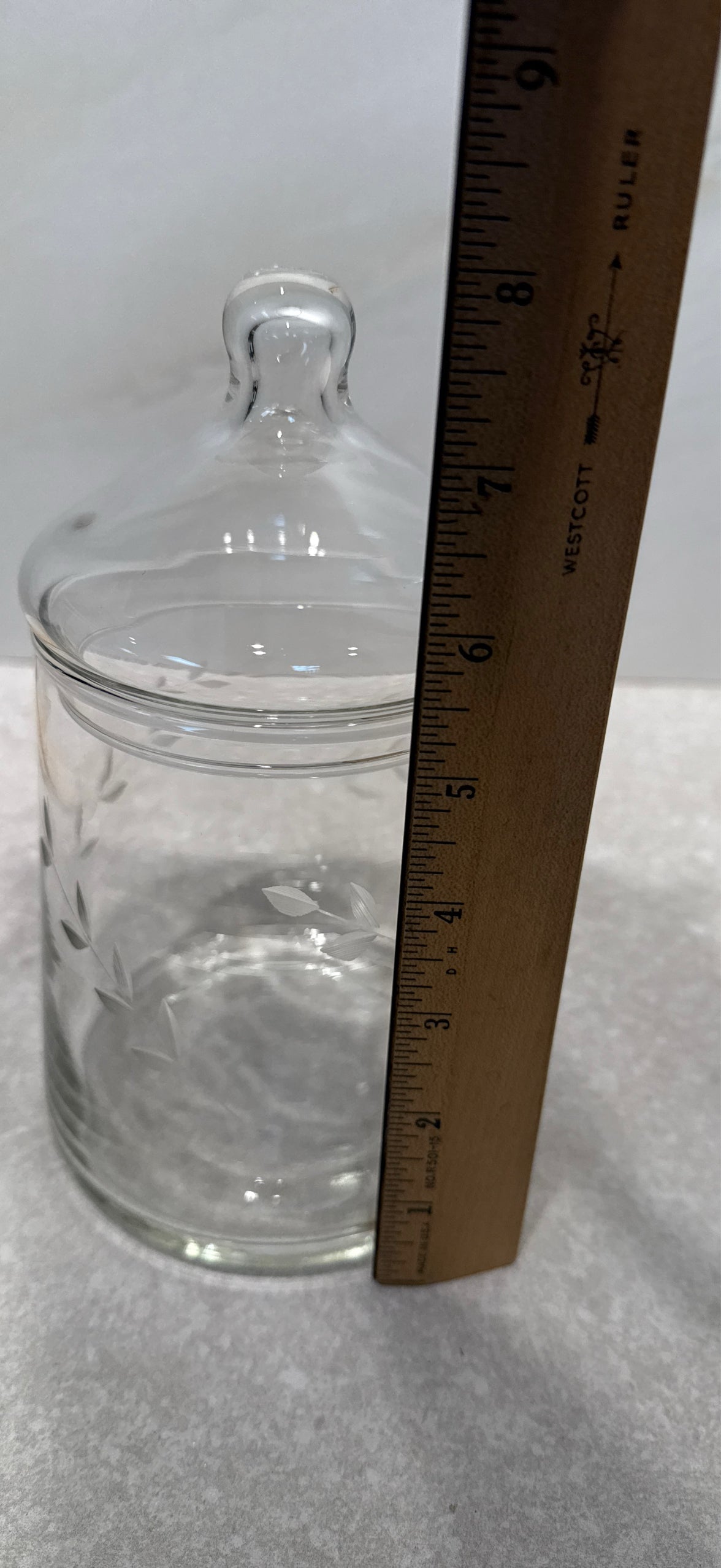 Covered Princess House Jar