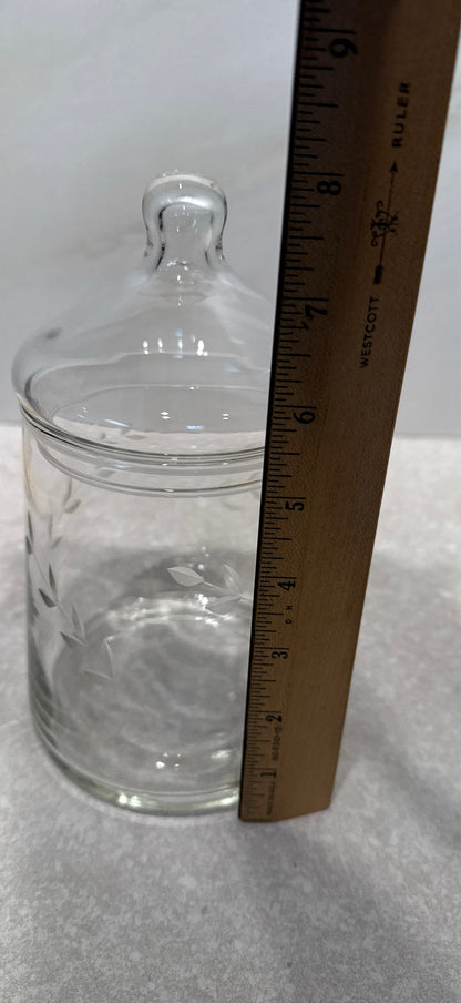 Covered Princess House Jar