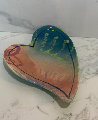 Signed Heart Dish
