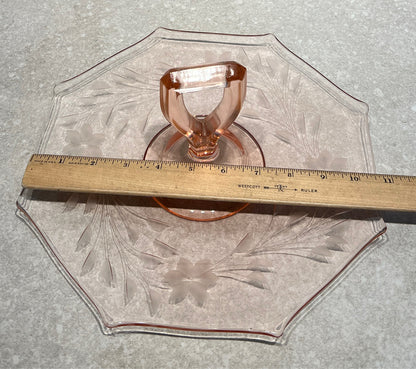 Handled Pink Dish