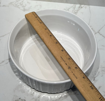 Covered Corning Ware Bowl
