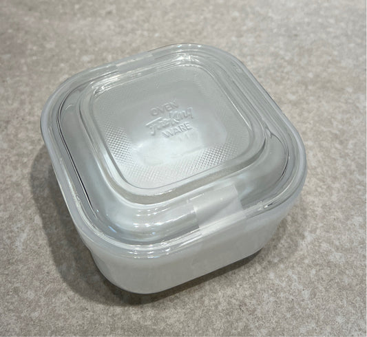 Fire King Covered Bowl