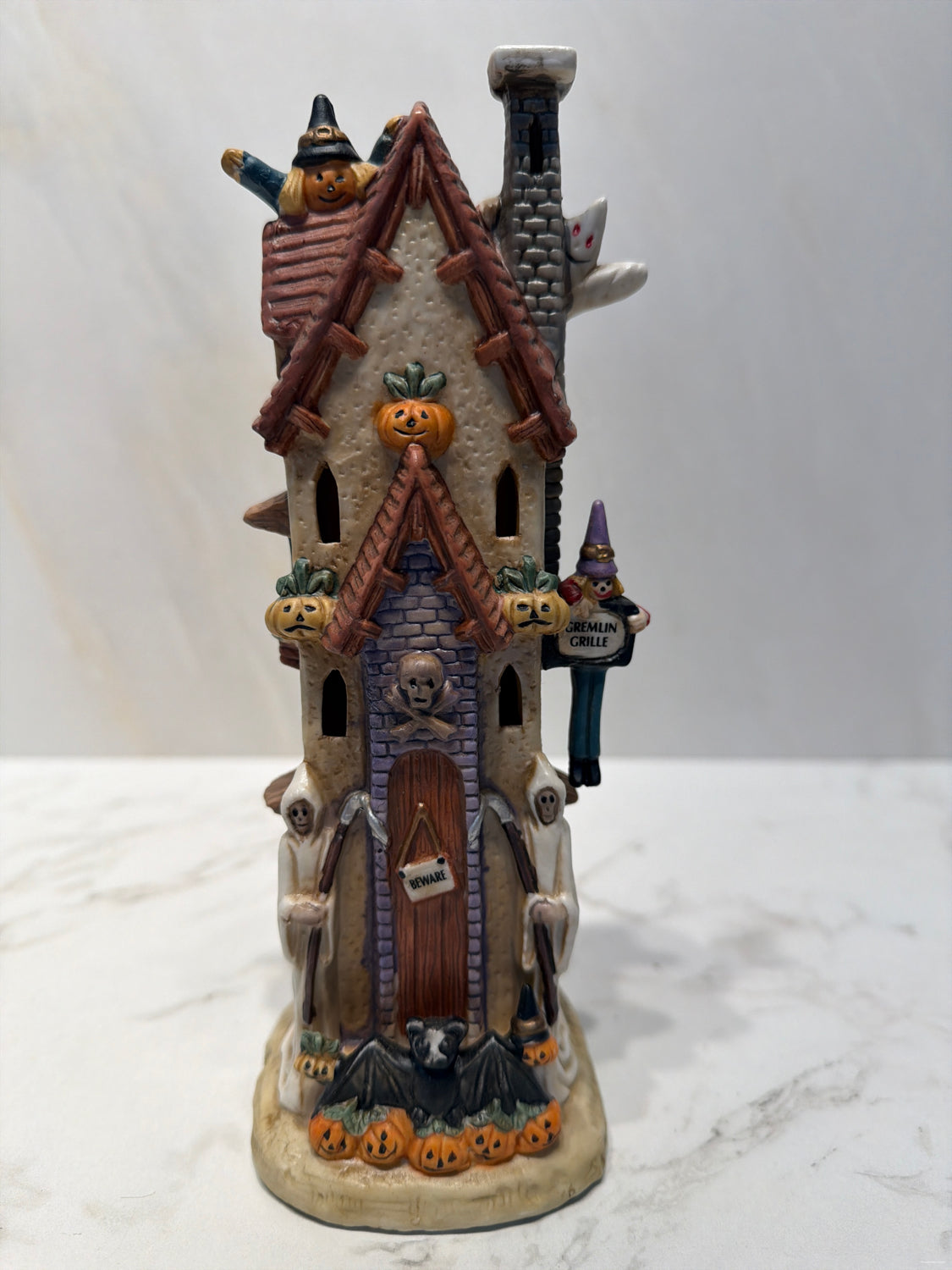 Lighted Halloween House