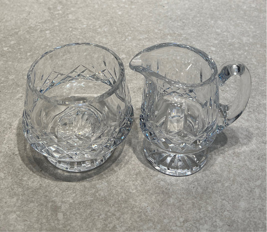 Waterford Sugar and Creamer