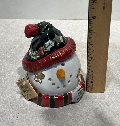 Snowman Candleholder
