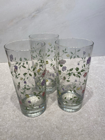 Set of 3 Summer Chintz Glasses