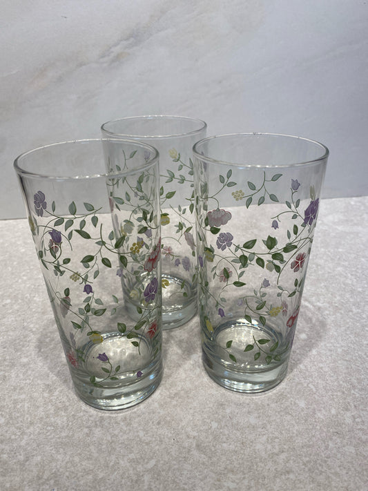 Set of 3 Summer Chintz Glasses