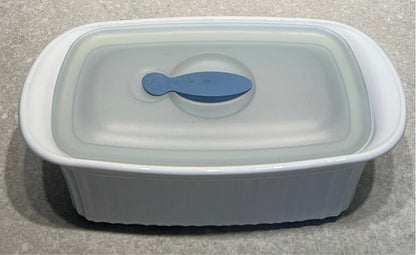 Covered Corning Ware