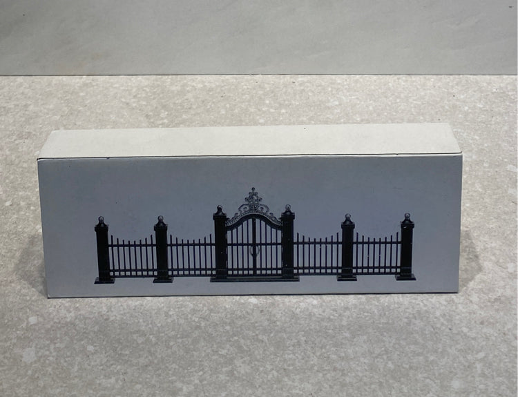 Dept. 56 Vilage Wrought Iron Gate And Fence