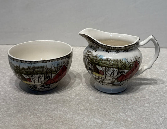 Friendly Village Mini Sugar & Creamer