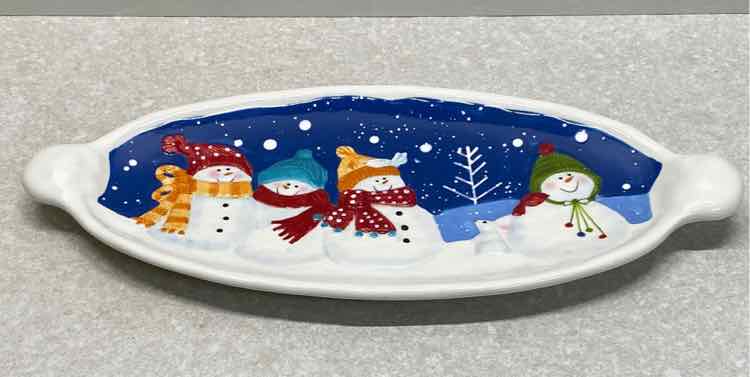 Snowman Plate