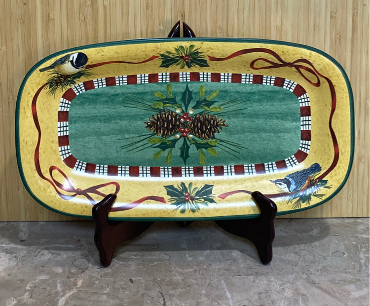 Lenox winter Greetings Tray