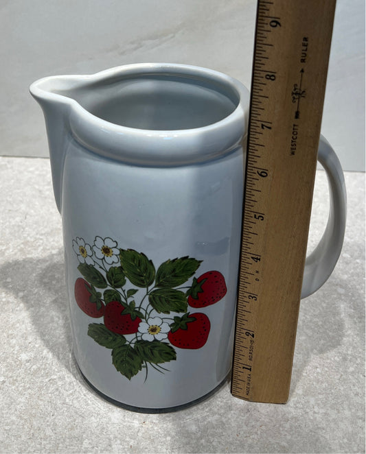 McCoy Strawberry Pitcher