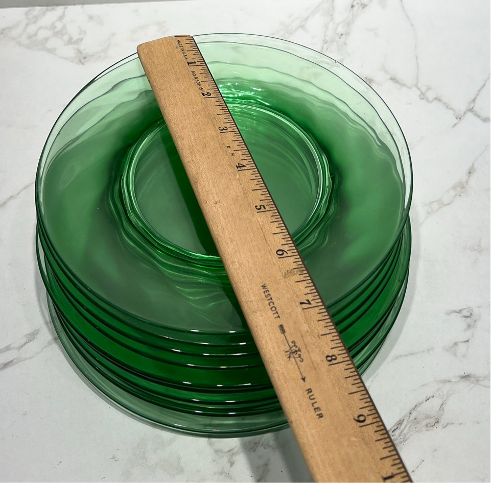 Set of 10 Uranium Plates