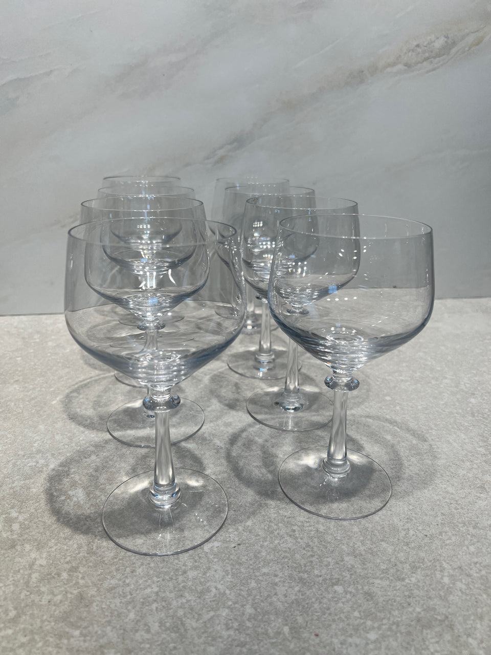 Set of 8 Fostoria Eloquence Glasses