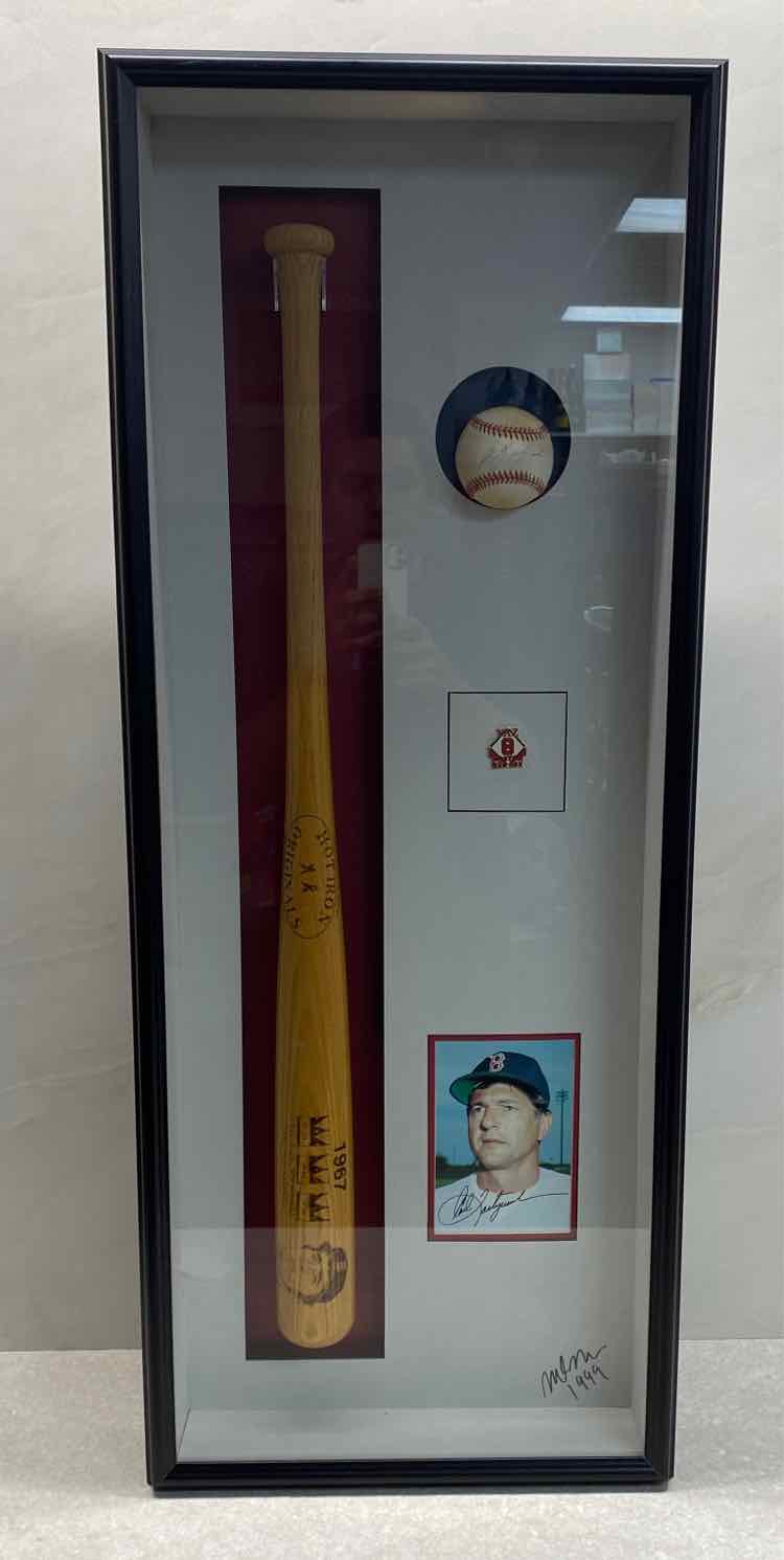 Carl Yastrzemski Triple Crown Bat and Ball