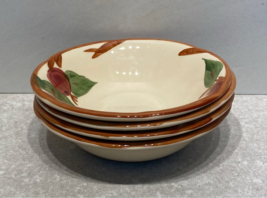 Set of 4 Franciscan Apple Bowls