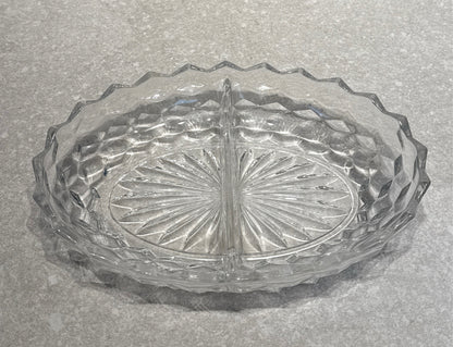 Fostoria American Divided Dish