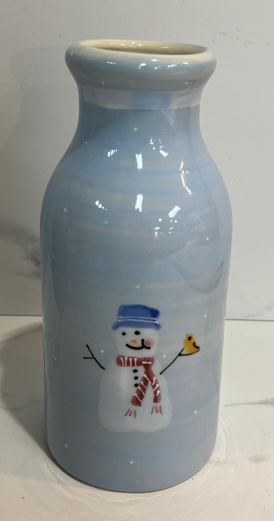 Heartstone Snowman Vase