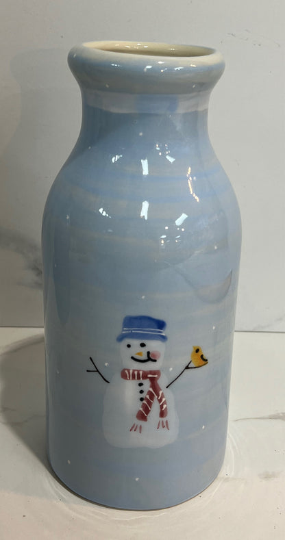 Heartstone Snowman Vase