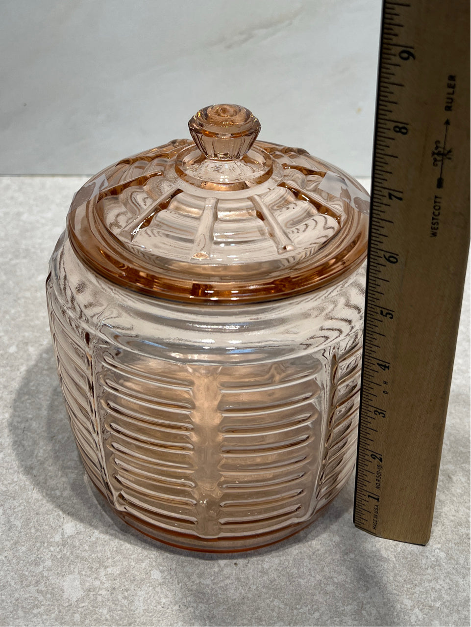 Pink Covered Jar