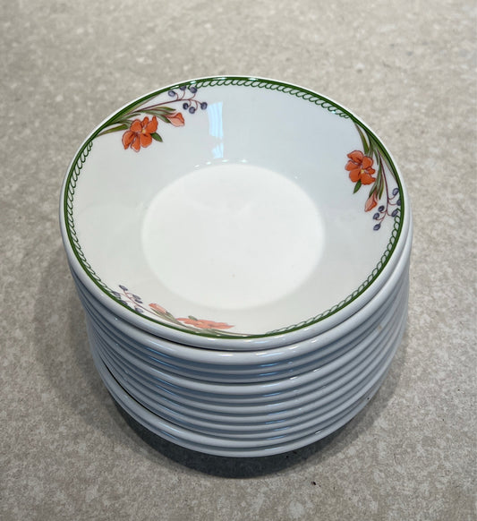 Set of 12  Dudson Fine China Boiwls