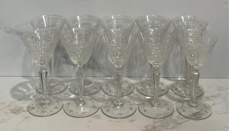 Set of 10 Glasses