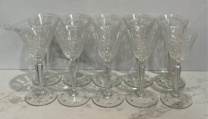 Set of 10 Glasses