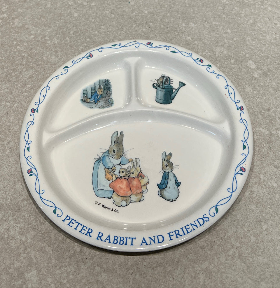 Peter Rabbit Plastic Plate