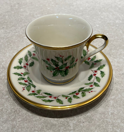 Lenox Holiday Cup and Saucer