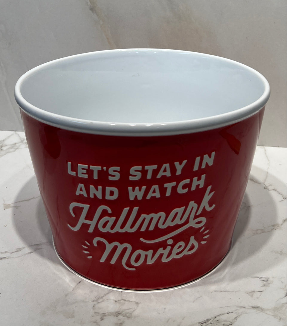 Hallmark Movies Popcorn Bowl