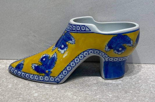 Yellow and Blue Shoe