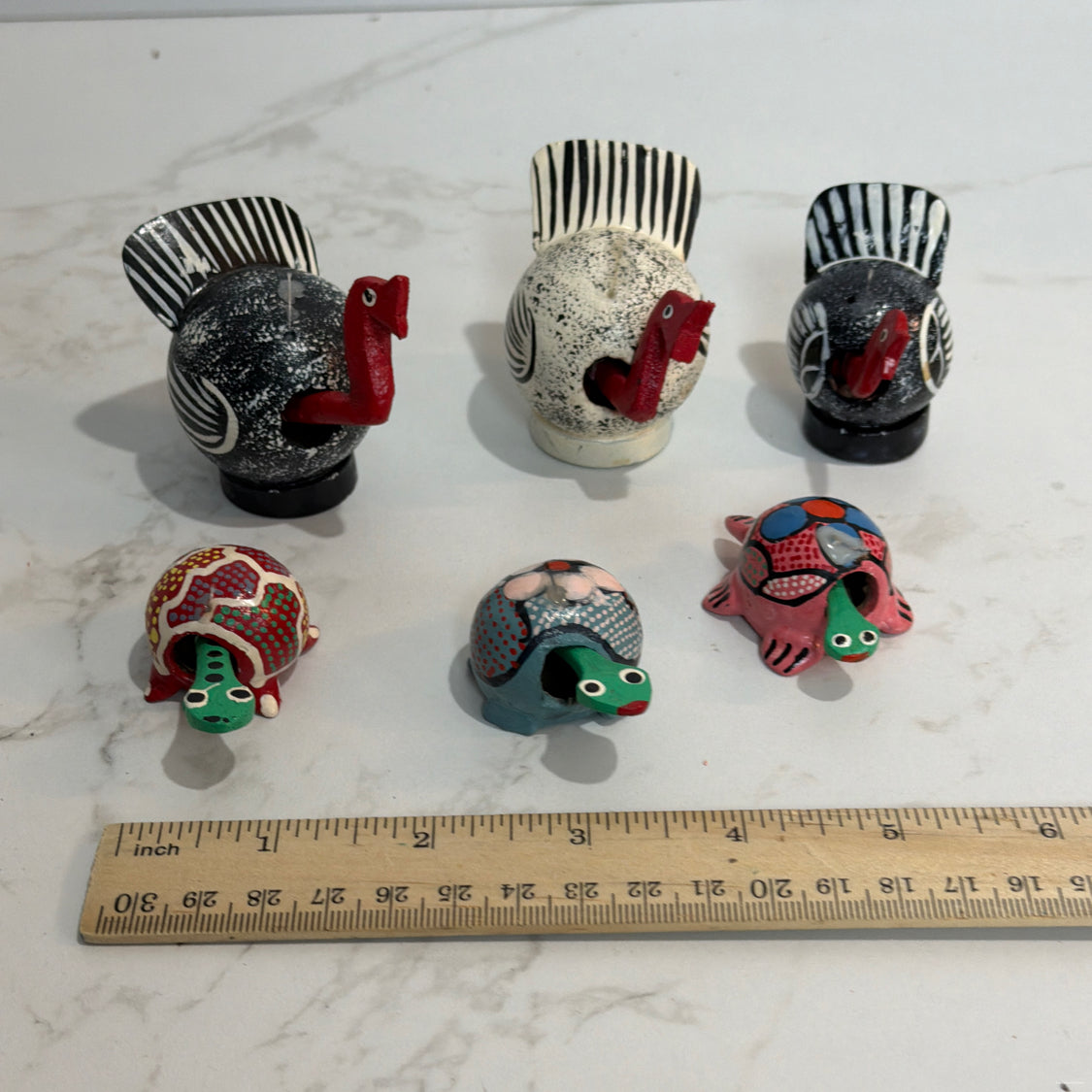 Set of 6 Bobblehead Animals