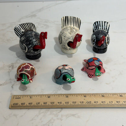 Set of 6 Bobblehead Animals
