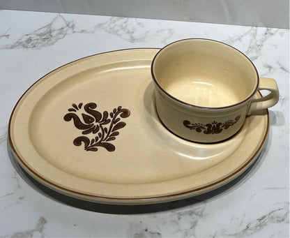 Pfaltzgraff Soup Mug With Underplate