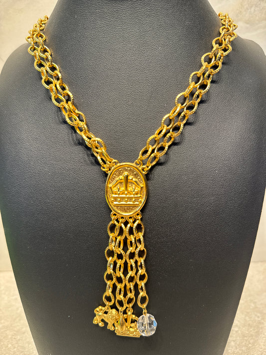 Liz Clairborne Code Of Arms Necklace
