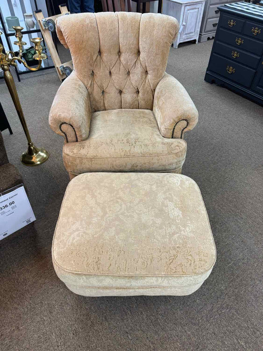 Flexsteel Chair And Ottoman