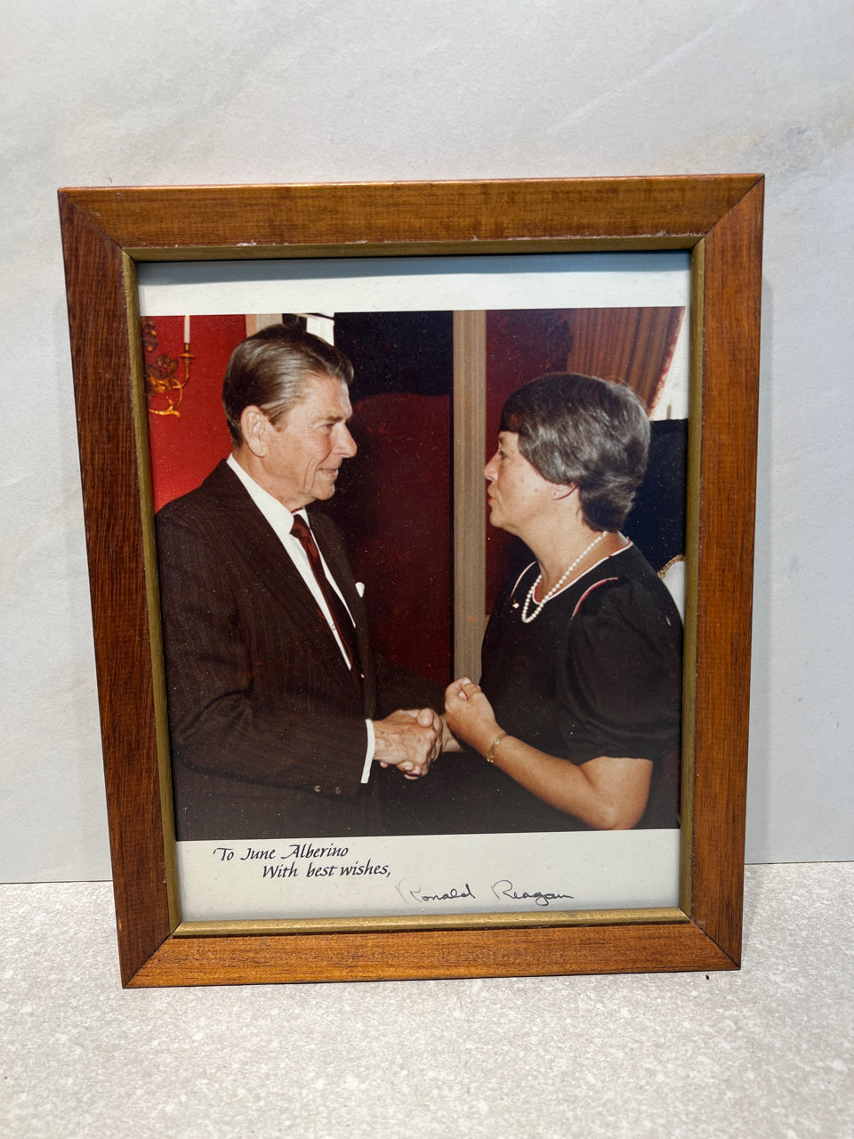 Signed Ronald Reagan Picture