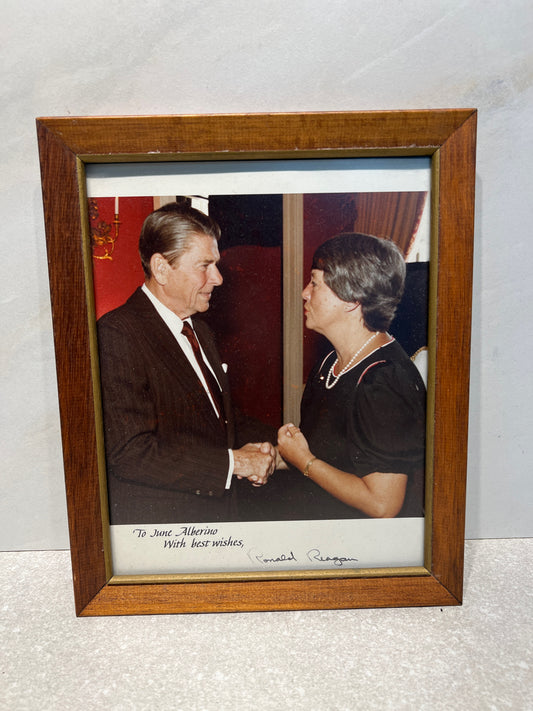 Signed Ronald Reagan Picture