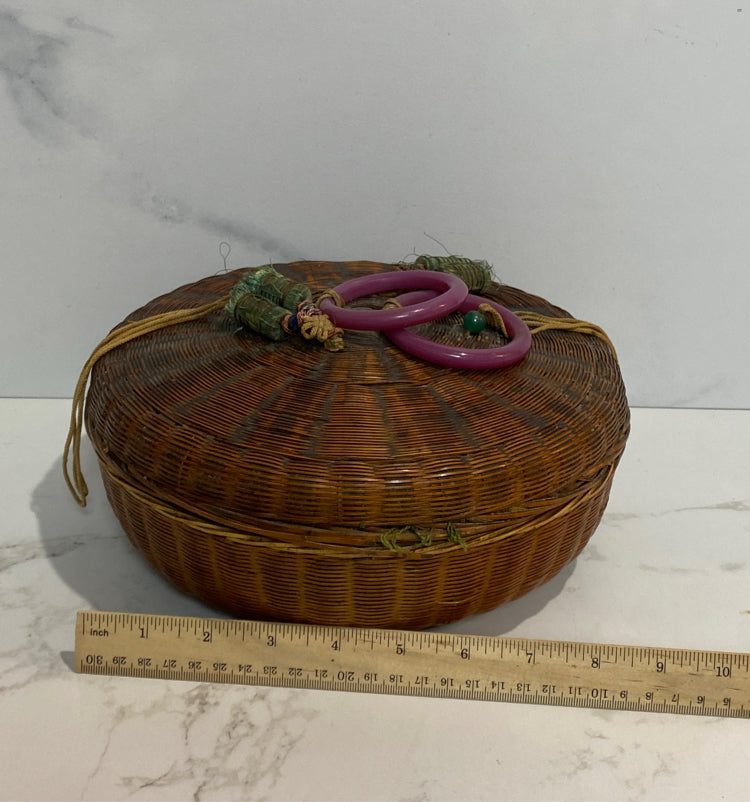 Antique Sewing Basket